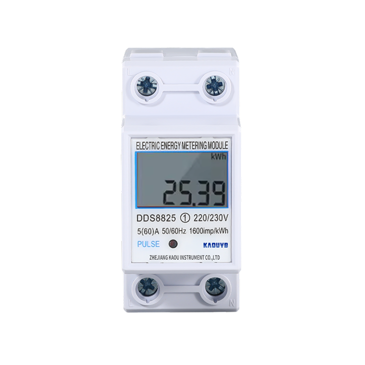 Single Phase 2P Digital Din Rail Meter